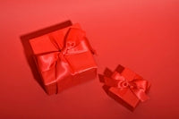 a box with a bow