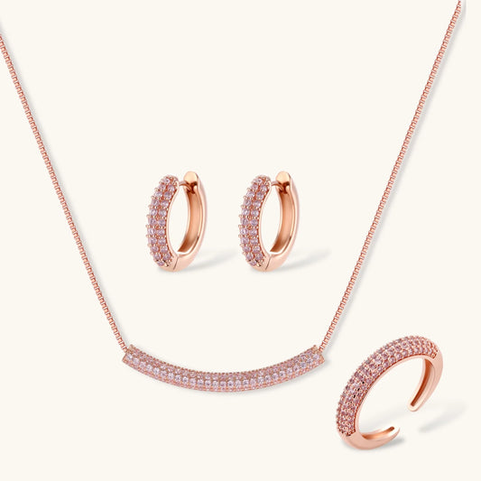 Pink Pavé Set